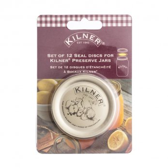Набор вакуумных вставок для крышек Kilner Vintage, 12 шт, золотой