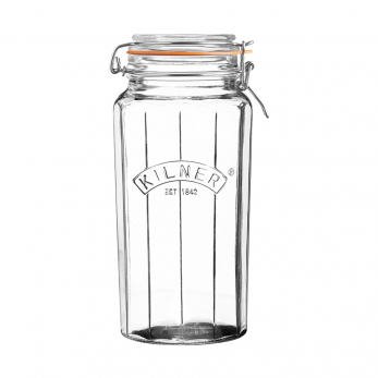 Граненая банка Kilner Clip Top, 1.8 л