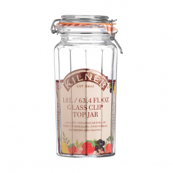 Граненая банка Kilner Clip Top, 1.8 л