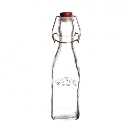 Квадратная бутылка Kilner Clip Top, 250 мл