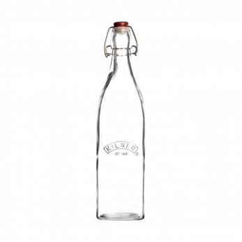 Квадратная бутылка Kilner Clip Top, 1 л