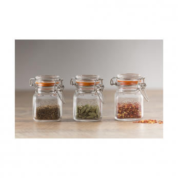 Квадратная банка Kilner Clip Top, 70 мл