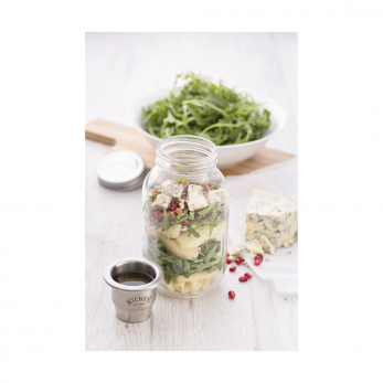 Банка с соусником Kilner On The Go, 1 л