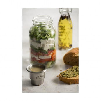 Банка с соусником Kilner On The Go, 1 л