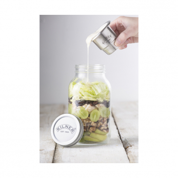 Банка с соусником Kilner On The Go, 1 л