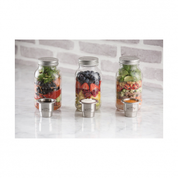 Банка с соусником Kilner On The Go, 1 л