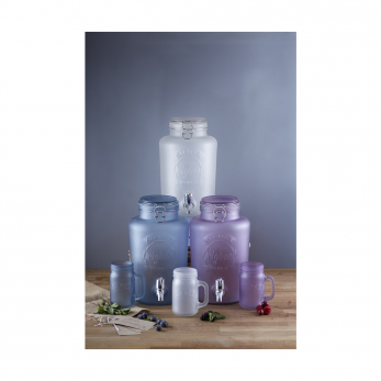 Банка с ручкой Kilner Colored Purple, 400 мл