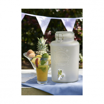 Диспенсер для напитков Kilner Colored White, 5 л