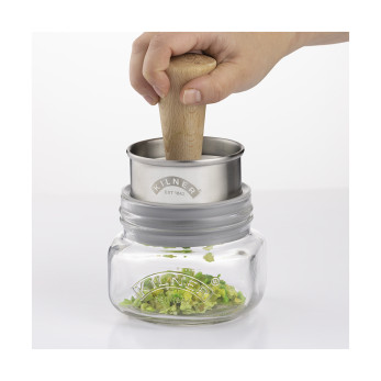 Емкость для хранения с прессом Kilner Mash&Store