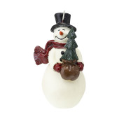 Свеча декоративная Tkano New Year Essential Festive Snowman, 15 см