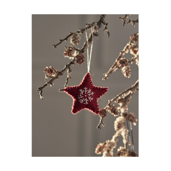 Набор елочных украшений из фетра Tkano New Year Essential Christmas Stars, 3 шт.